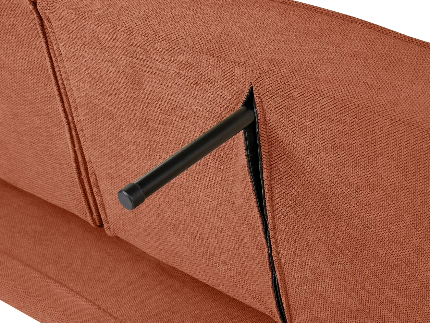 Outlet Sofa rozkładana dla 3 osób ASBY Pomarańczowy Sofy Z Funkcją Spania|Wszystkie Sofy