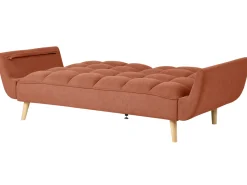 Outlet Sofa rozkładana dla 3 osób ASBY Pomarańczowy Sofy Z Funkcją Spania|Wszystkie Sofy
