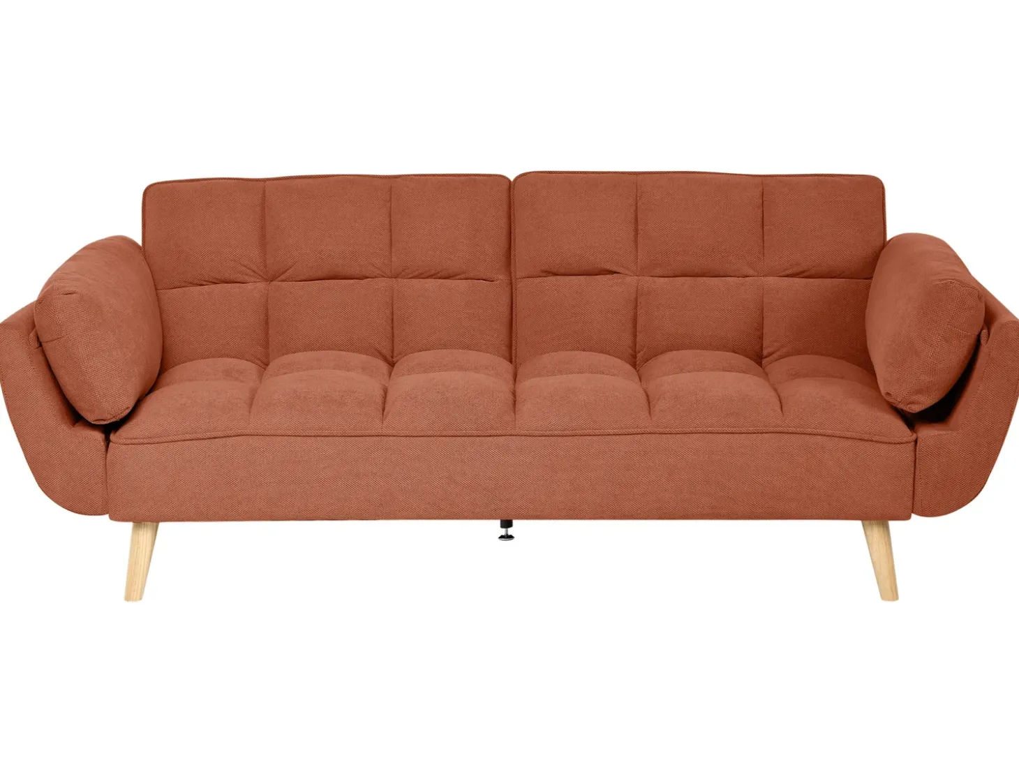 Outlet Sofa rozkładana dla 3 osób ASBY Pomarańczowy Sofy Z Funkcją Spania|Wszystkie Sofy