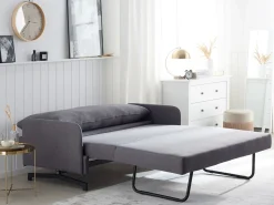 Sofa rozkładana dla 2 osób BELFAST Szary