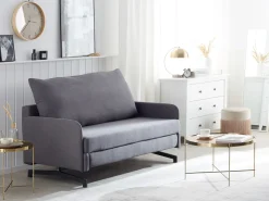 Sofa rozkładana dla 2 osób BELFAST Szary