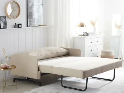 Sofa rozkładana dla 2 osób BELFAST Beżowy