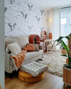 Sofa rozkładana dla 2 osób BELFAST Beżowy