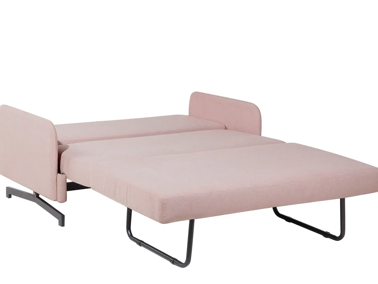 Sofa rozkładana dla 2 osób BELFAST Różowy