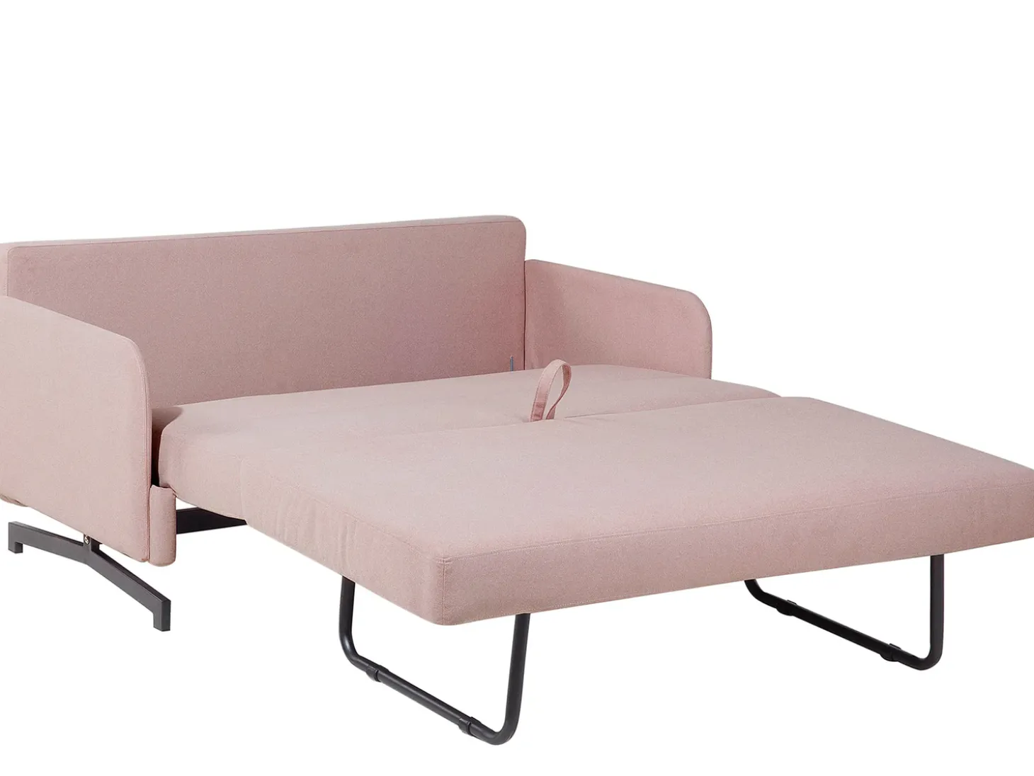 Sofa rozkładana dla 2 osób BELFAST Różowy