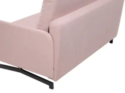 Sofa rozkładana dla 2 osób BELFAST Różowy