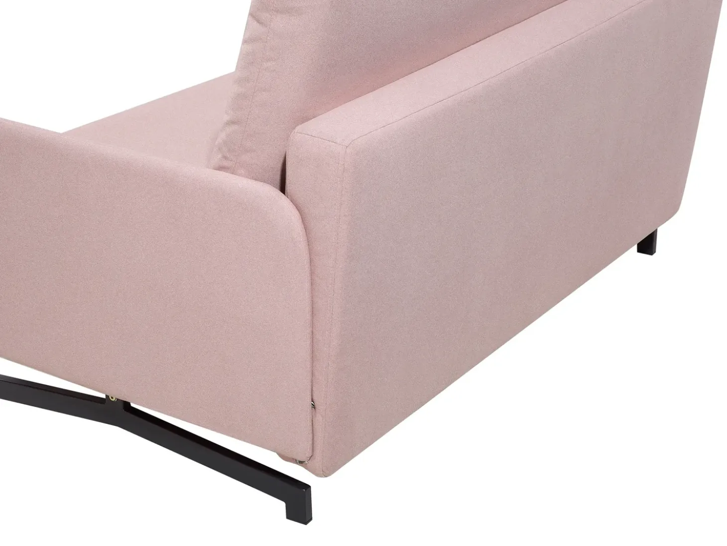 Sofa rozkładana dla 2 osób BELFAST Różowy