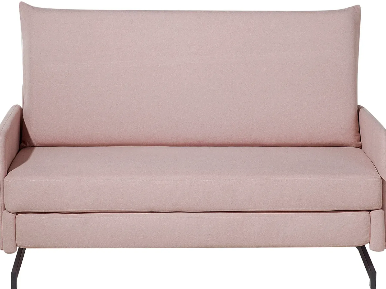 Sofa rozkładana dla 2 osób BELFAST Różowy
