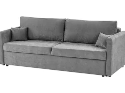 Hot Sofa rozkładana dla 3 osób BLEIK Szenil Jasnoszary ze schowkiem Sofy Z Funkcją Spania|Wszystkie Sofy