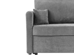 Hot Sofa rozkładana dla 3 osób BLEIK Szenil Jasnoszary ze schowkiem Sofy Z Funkcją Spania|Wszystkie Sofy