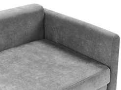 Hot Sofa rozkładana dla 3 osób BLEIK Szenil Jasnoszary ze schowkiem Sofy Z Funkcją Spania|Wszystkie Sofy