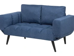 Hot Sofa rozkładana dla 2 osób BREKKE Granatowy Sofy Z Funkcją Spania|Wszystkie Sofy