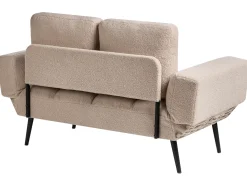 Best Sofa rozkładana dla 2 osób BREKKE Boucle Beżowy Sofy Z Funkcją Spania|Wszystkie Sofy
