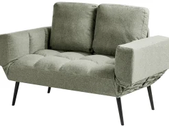 Best Sofa rozkładana dla 2 osób BREKKE Jasnozielony Sofy Z Funkcją Spania|Wszystkie Sofy