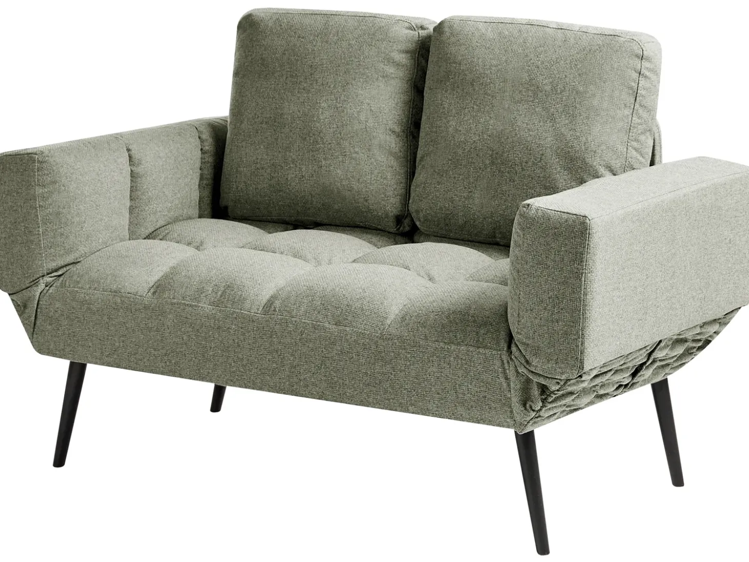 Best Sofa rozkładana dla 2 osób BREKKE Jasnozielony Sofy Z Funkcją Spania|Wszystkie Sofy