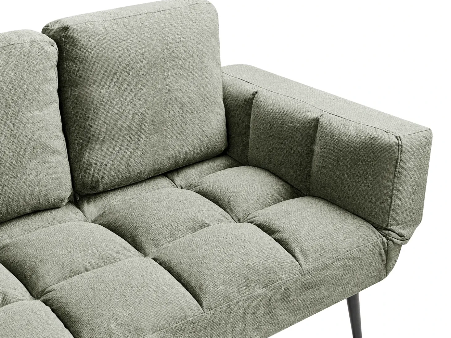 Best Sofa rozkładana dla 2 osób BREKKE Jasnozielony Sofy Z Funkcją Spania|Wszystkie Sofy