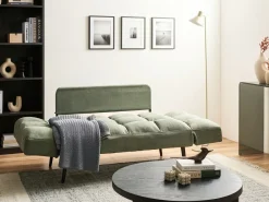 Best Sofa rozkładana dla 2 osób BREKKE Jasnozielony Sofy Z Funkcją Spania|Wszystkie Sofy