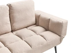 Sale Sofa rozkładana dla 2 osób BREKKE Beżowy Sofy Z Funkcją Spania|Wszystkie Sofy