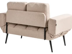 Sale Sofa rozkładana dla 2 osób BREKKE Beżowy Sofy Z Funkcją Spania|Wszystkie Sofy