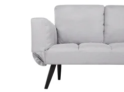 Clearance Sofa rozkładana dla 2 osób BREKKE Jasnoszary Sofy Z Funkcją Spania|Wszystkie Sofy