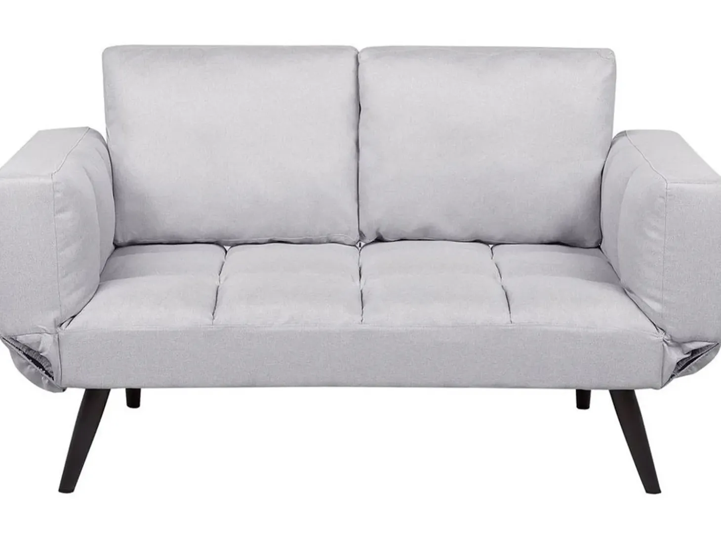 Clearance Sofa rozkładana dla 2 osób BREKKE Jasnoszary Sofy Z Funkcją Spania|Wszystkie Sofy