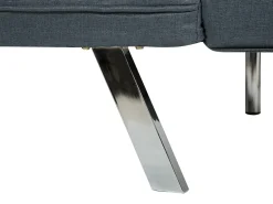 Best Sofa rozkładana dla 3 osób BRISTOL Ciemnoniebieski Sofy Z Funkcją Spania|Wszystkie Sofy