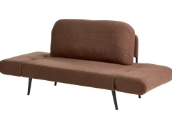 Online Sofa rozkładana dla 2 osób DOROTEA Boucle Brązowy Sofy Z Funkcją Spania|Wszystkie Sofy