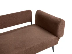 Online Sofa rozkładana dla 2 osób DOROTEA Boucle Brązowy Sofy Z Funkcją Spania|Wszystkie Sofy
