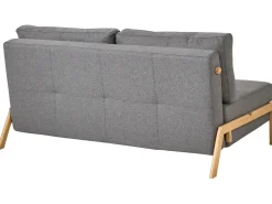 New Sofa rozkładana dla 2 osób EDLAND Ciemnoszary Sofy Z Funkcją Spania|Wszystkie Sofy