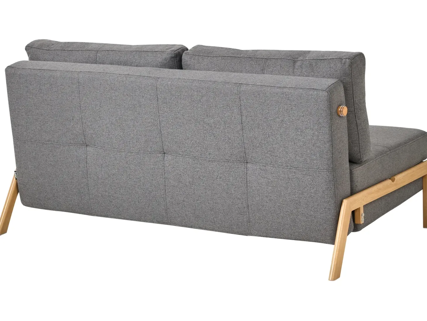 New Sofa rozkładana dla 2 osób EDLAND Ciemnoszary Sofy Z Funkcją Spania|Wszystkie Sofy