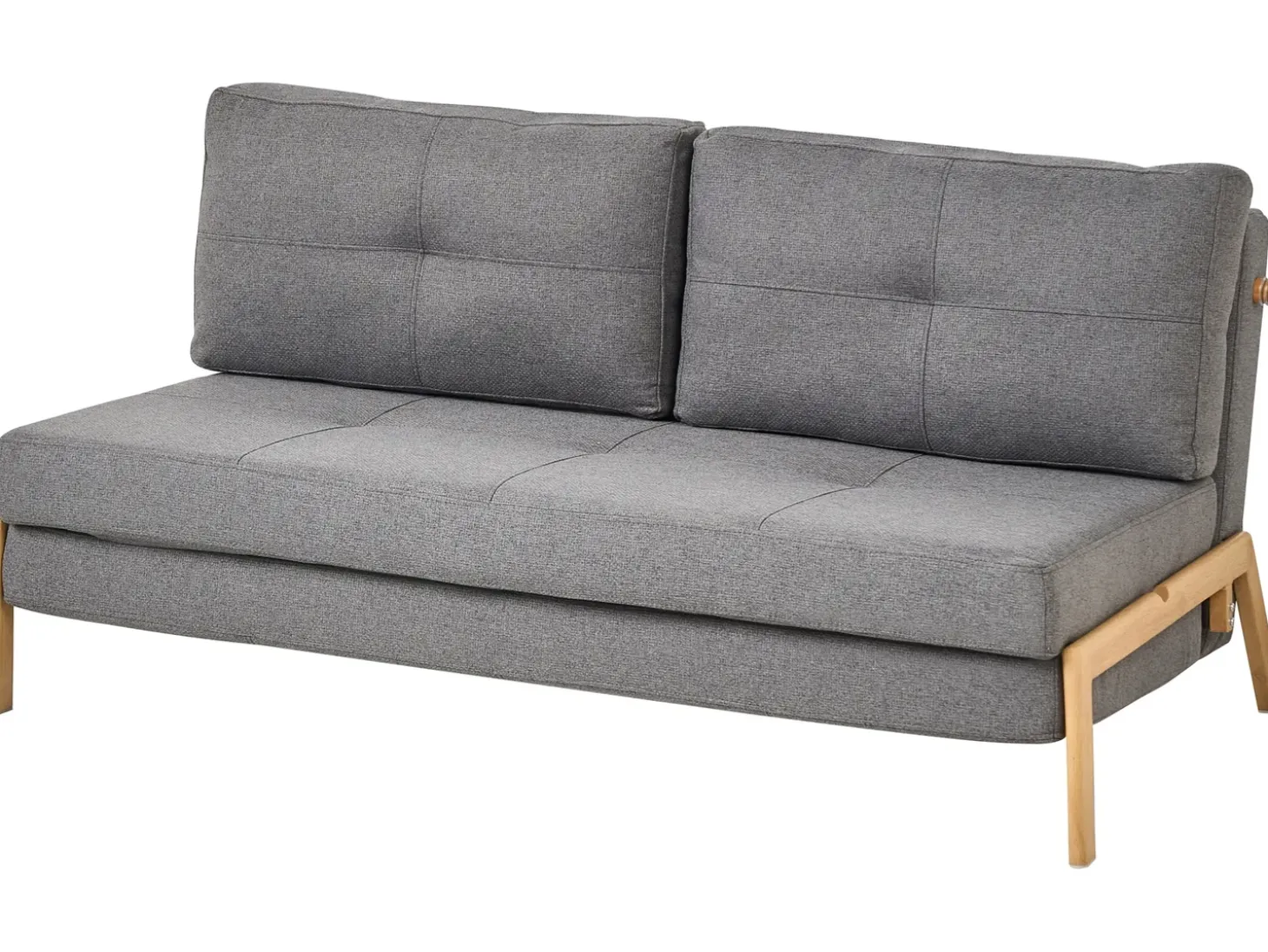 New Sofa rozkładana dla 2 osób EDLAND Ciemnoszary Sofy Z Funkcją Spania|Wszystkie Sofy