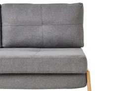 New Sofa rozkładana dla 2 osób EDLAND Ciemnoszary Sofy Z Funkcją Spania|Wszystkie Sofy