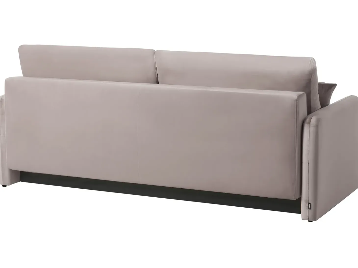 New Sofa rozkładana dla 3 osób EGGE Welur Beżowoszary Sofy Z Funkcją Spania|Wszystkie Sofy