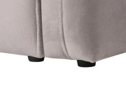 New Sofa rozkładana dla 3 osób EGGE Welur Beżowoszary Sofy Z Funkcją Spania|Wszystkie Sofy