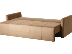 Discount Sofa rozkładana dla 3 osób EGGE Welur Jasno Sofy Z Funkcją Spania|Wszystkie Sofy