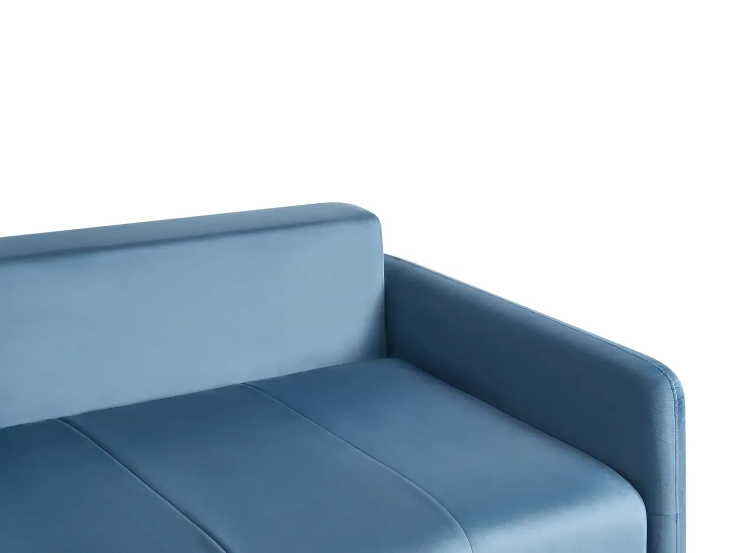 Sale Sofa rozkładana dla 3 osób EGGE Welur Sofy Z Funkcją Spania|Wszystkie Sofy