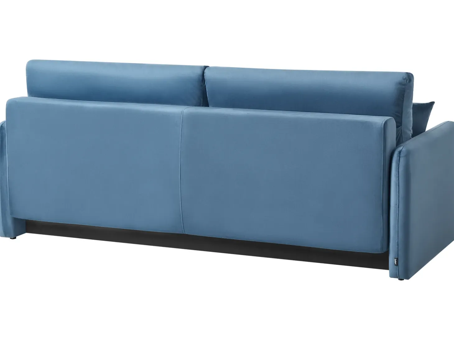Sale Sofa rozkładana dla 3 osób EGGE Welur Sofy Z Funkcją Spania|Wszystkie Sofy