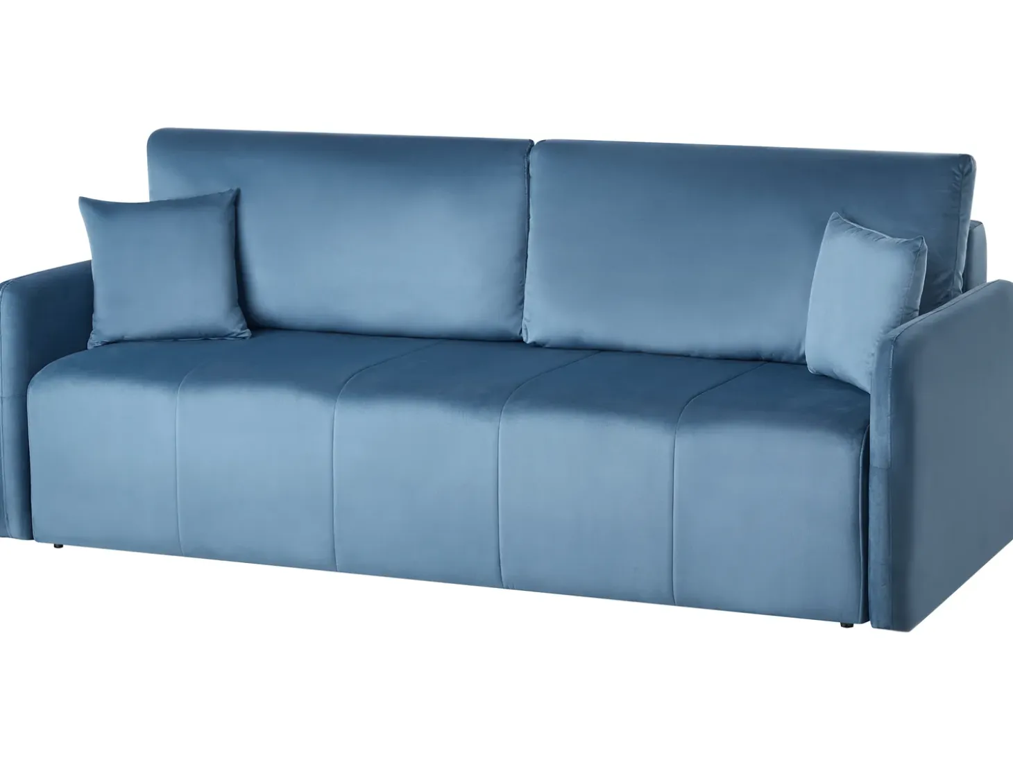 Sale Sofa rozkładana dla 3 osób EGGE Welur Sofy Z Funkcją Spania|Wszystkie Sofy