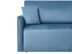 Sale Sofa rozkładana dla 3 osób EGGE Welur Sofy Z Funkcją Spania|Wszystkie Sofy