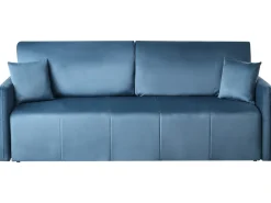 Sale Sofa rozkładana dla 3 osób EGGE Welur Sofy Z Funkcją Spania|Wszystkie Sofy