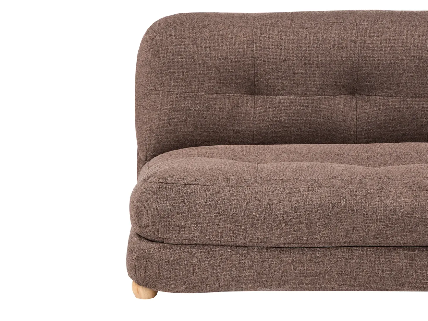 Clearance Sofa rozkładana dla 2 osób ESBJERG Len syntetyczny Sofy Z Funkcją Spania|Wszystkie Sofy