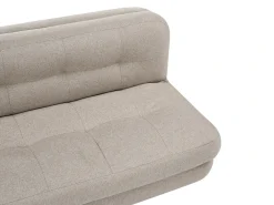 Discount Sofa rozkładana dla 2 osób ESBJERG Len syntetyczny Beżowy Sofy Z Funkcją Spania|Wszystkie Sofy