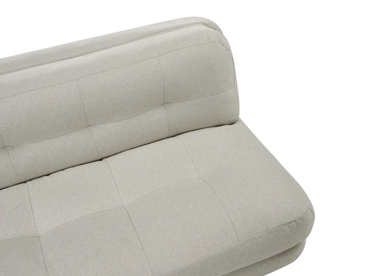 Discount Sofa rozkładana dla 2 osób ESBJERG Len syntetyczny Złamana biel Sofy Z Funkcją Spania|Wszystkie Sofy