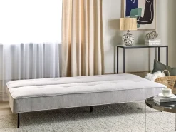 Clearance Sofa rozkładana dla 3 osób ESSVIK Jasnoszary Sofy Z Funkcją Spania|Wszystkie Sofy