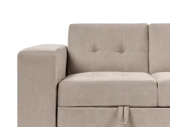 Best Sofa rozkładana dla 3 osób FALSTER Jasno ze schowkiem Sofy Z Funkcją Spania|Wszystkie Sofy