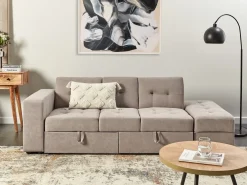 Best Sofa rozkładana dla 3 osób FALSTER Jasno ze schowkiem Sofy Z Funkcją Spania|Wszystkie Sofy