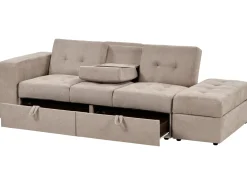 Best Sofa rozkładana dla 3 osób FALSTER Jasno ze schowkiem Sofy Z Funkcją Spania|Wszystkie Sofy