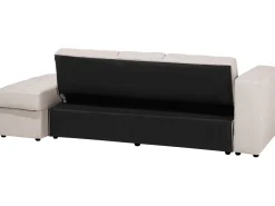 Sofa rozkładana dla 3 osób FALSTER Beżowy ze schowkiem