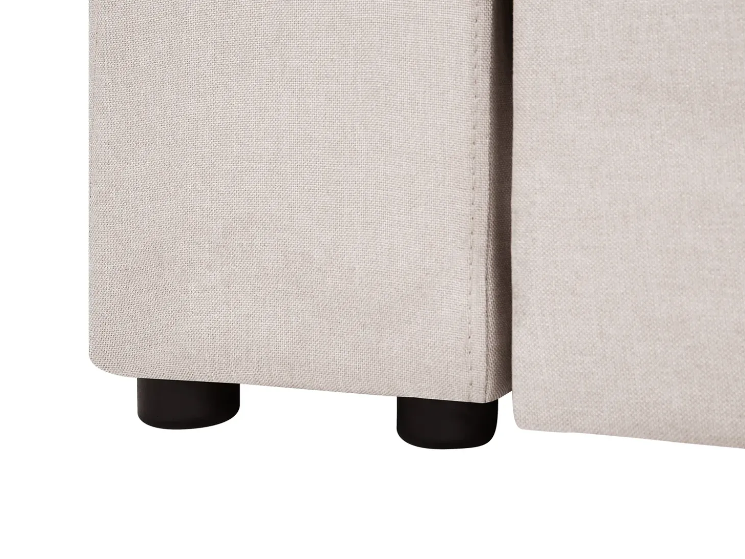 Sofa rozkładana dla 3 osób FALSTER Beżowy ze schowkiem