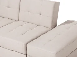 Sofa rozkładana dla 3 osób FALSTER Beżowy ze schowkiem